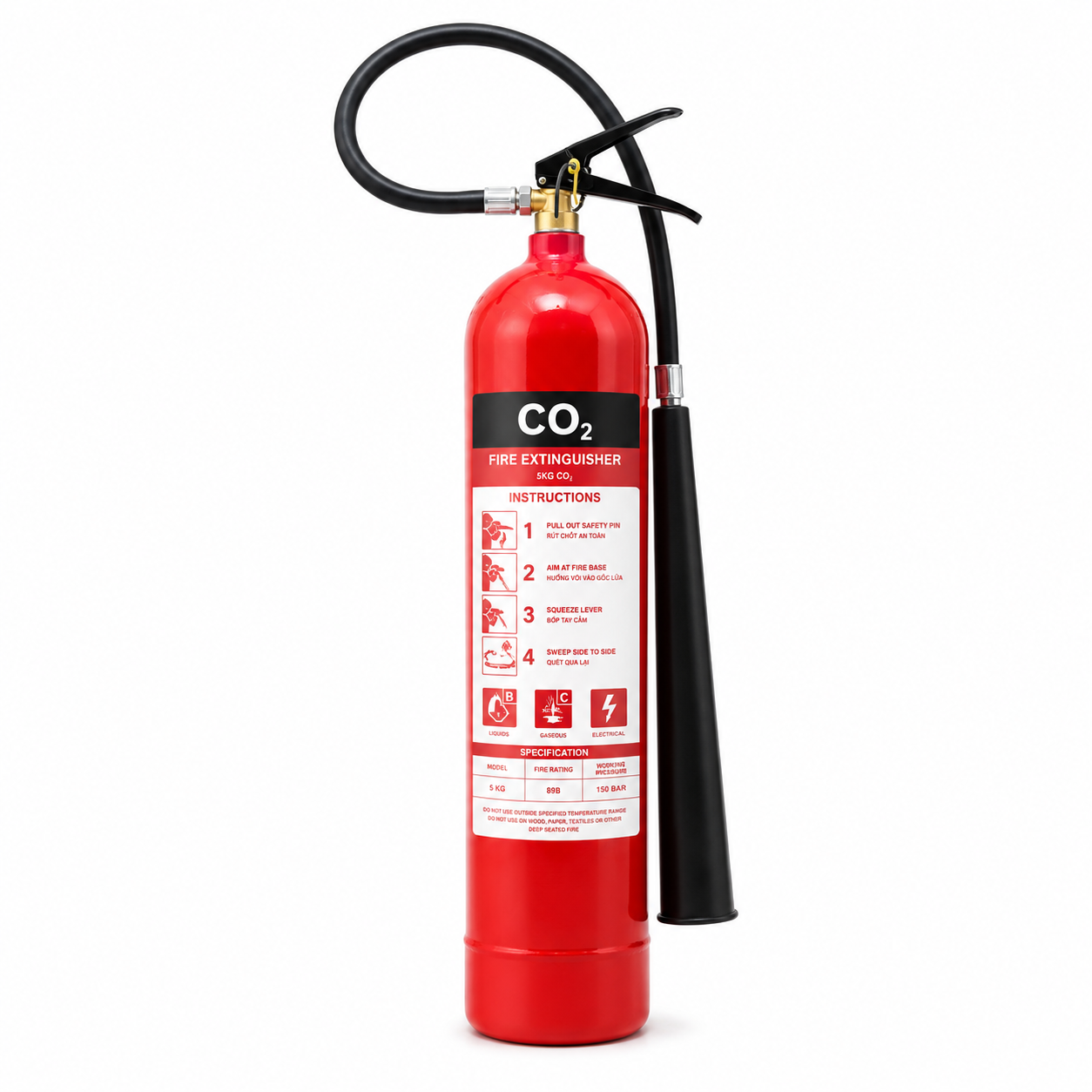 bình chữa cháy CO2